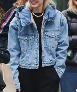 Gigi Hadid Blue Denim Jacket