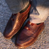Harvey Mens Brown Leather Casual Shoes