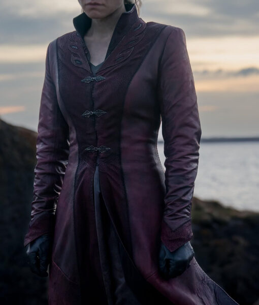 House of the Dragon 2022 Emma D'Arcy Leather Coat