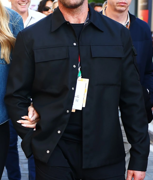 Jason Statham Black Cotton Jacket