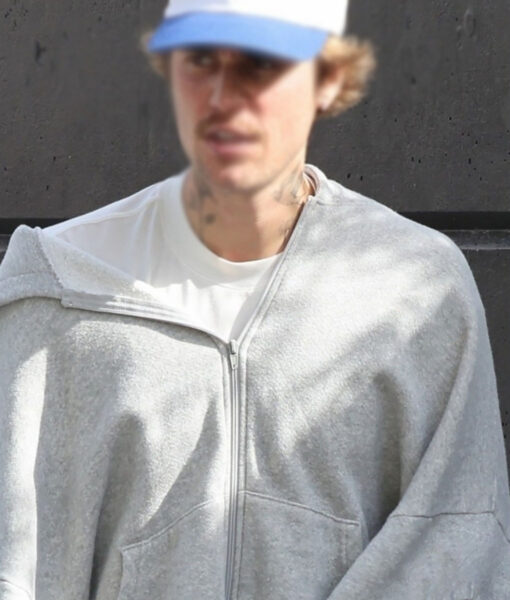 Justin Bieber Grey Hoodie