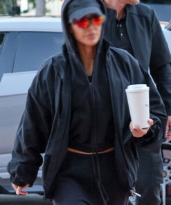 Kim Kardashian Black Cotton Jacket