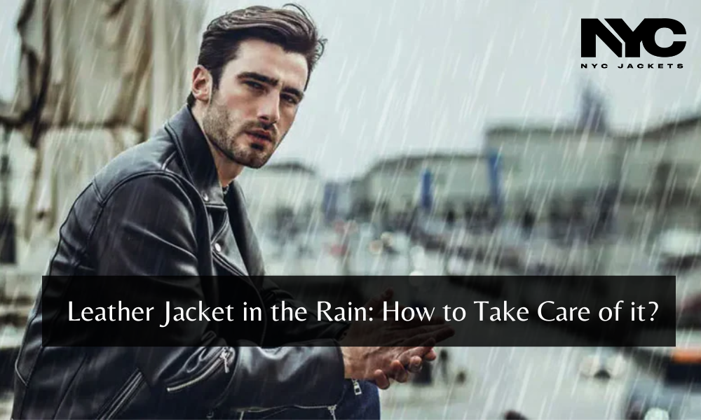 Leather Jacket in the Rain
