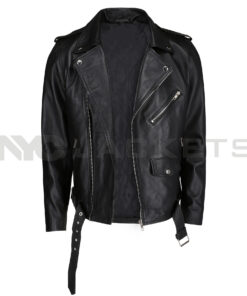3 Body Problem John Bradley Black Leather Jacket