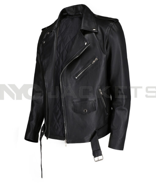 3 Body Problem John Bradley Black Leather Jacket