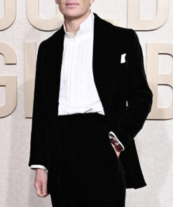 81st Golden Globe Awards Cillian Murphy Black Suit