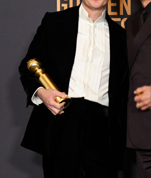 81st Golden Globe Awards Cillian Murphy Black Suit