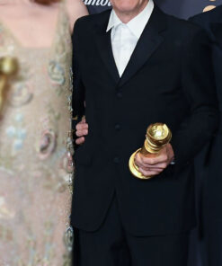 81st Golden Globe Awards Willem Dafoe Black Blazer
