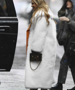 Allison Holker White Long Fur Coat