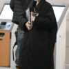 Ariana Grande Oversized Black Long Coat