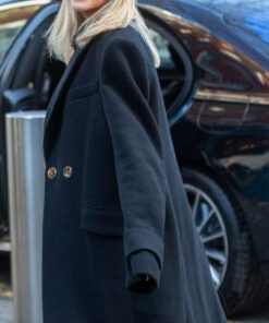 Ashley Roberts Black Trench Coat