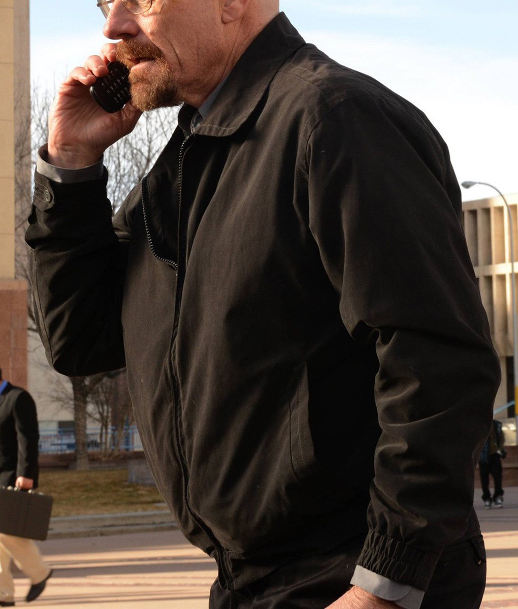 Breaking Bad Bryan Cranston Black Jacket-Side View