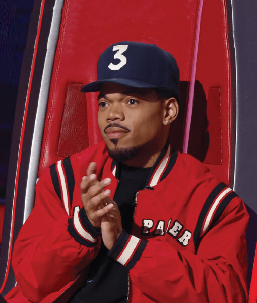 Chance the Rapper Red Bomber Jacket