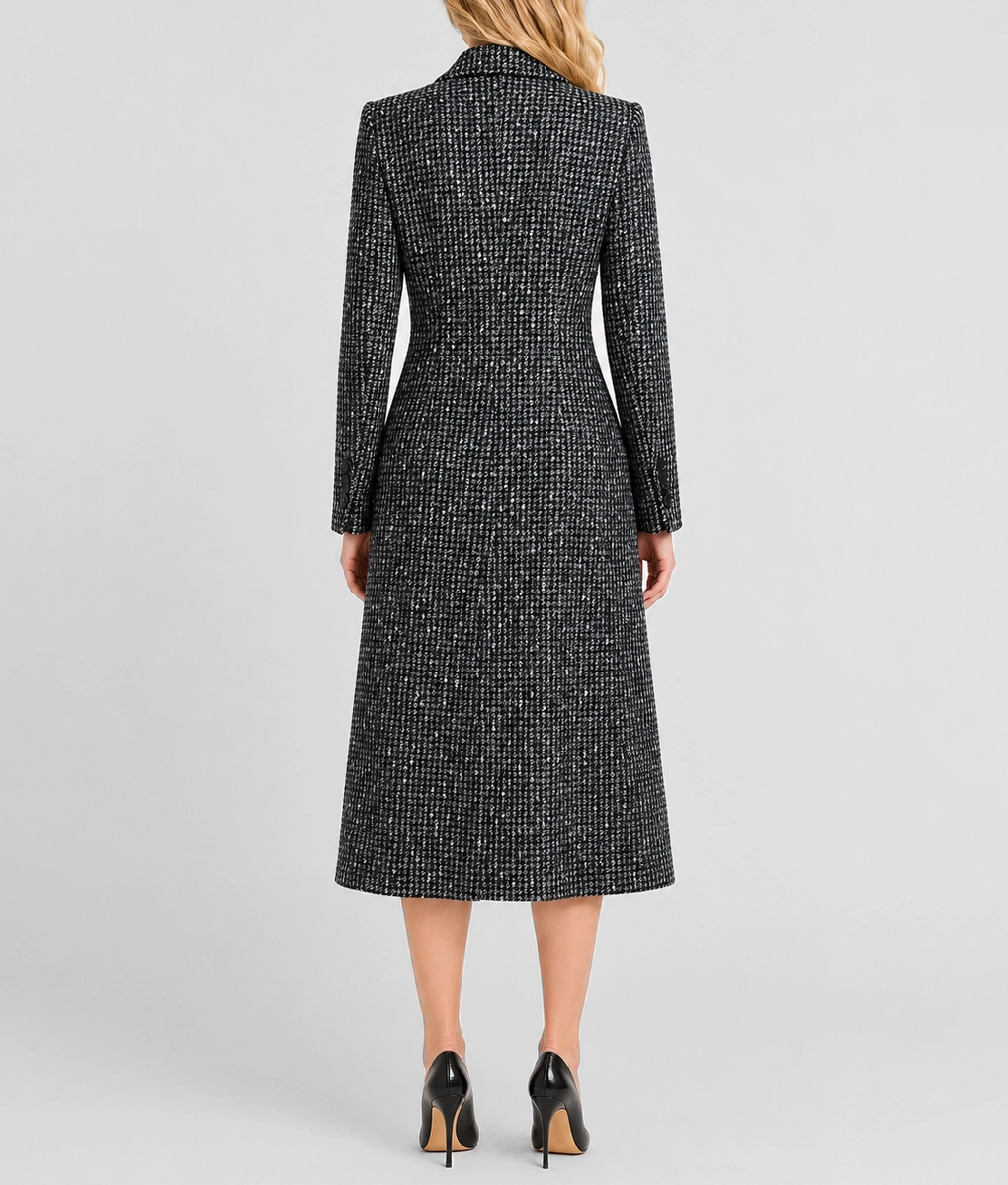 Fool Me Once Maya Stern Trench Coat-Back
