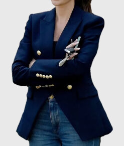 Fool Me Once Michelle Keegan Blue Blazer - Clearance Sale