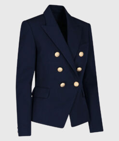 Fool Me Once Michelle Keegan Blue Blazer - Clearance Sale