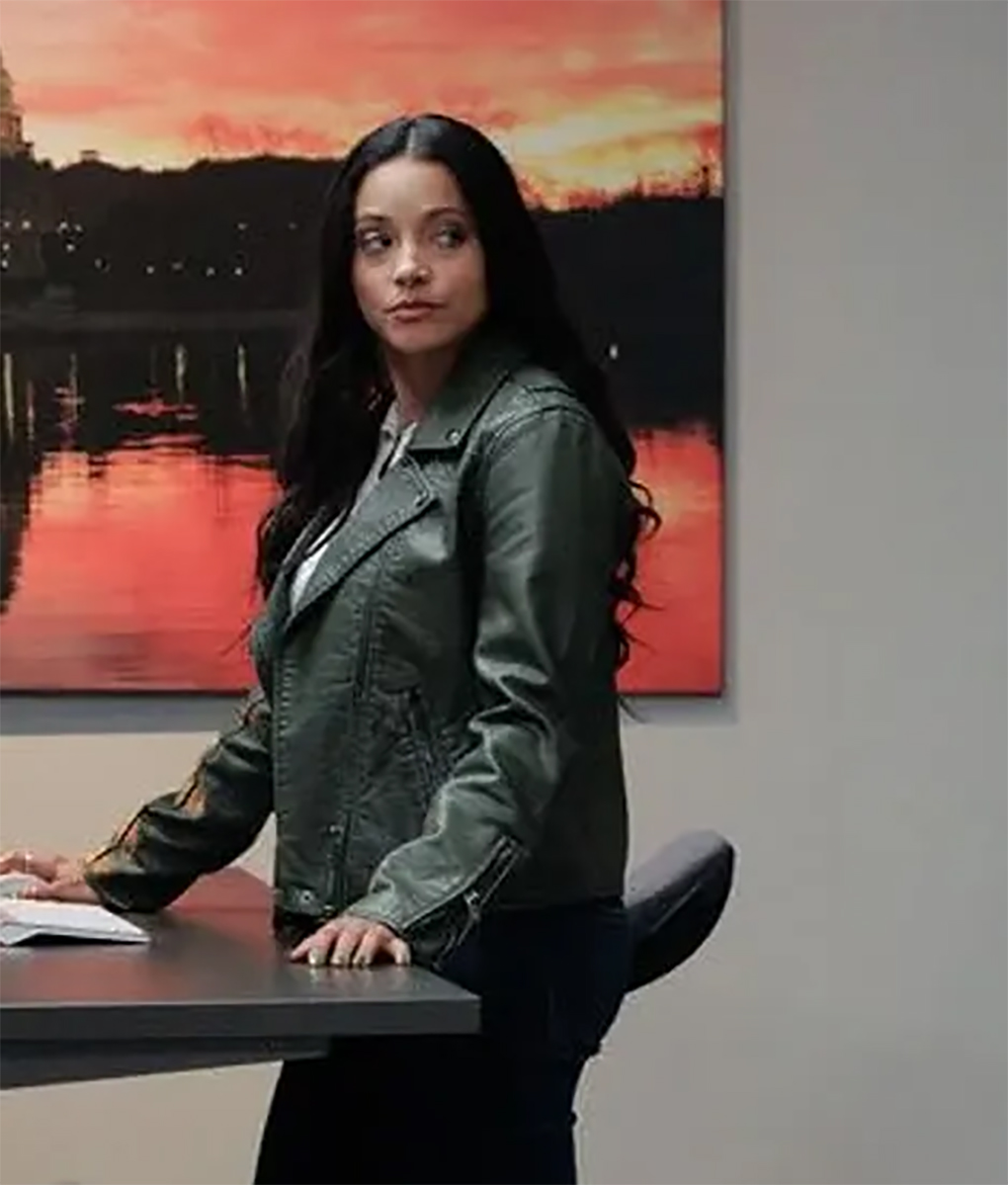 Found Gabrielle Walsh Lacey Quinn Leather Jacket NYC Jackets