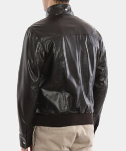 Hugo Mens Black Leather Jacket