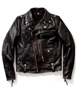 J-24 Black Leather Jacket - Clearance Sale