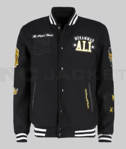 Jalen Hurts GOAT Muhammad Ali Black Jacket-Generic