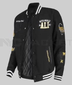 Jalen Hurts GOAT Muhammad Ali Black Jacket-Generic
