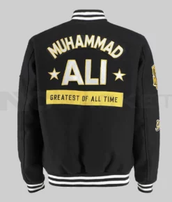 Jalen Hurts GOAT Muhammad Ali Black Jacket-Generic