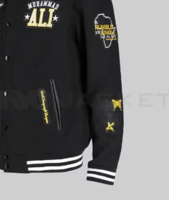 Jalen Hurts GOAT Muhammad Ali Black Jacket-Generic