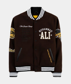 Jalen Hurts GOAT Muhammad Ali Varsity Jacket
