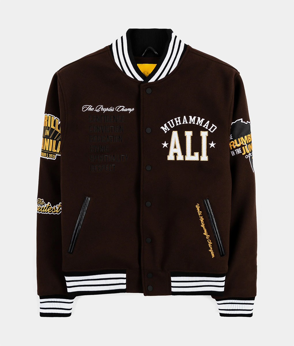 Jalen Hurts GOAT Muhammad Ali Varsity Jacket | NYC Jackets