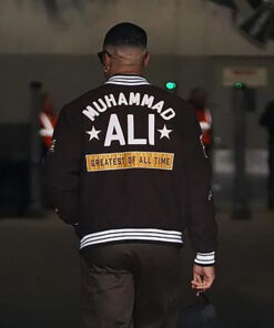Jalen Hurts GOAT Muhammad Ali Varsity Jacket