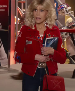 Jane Fonda 80 Red Jacket - Clearance Sale