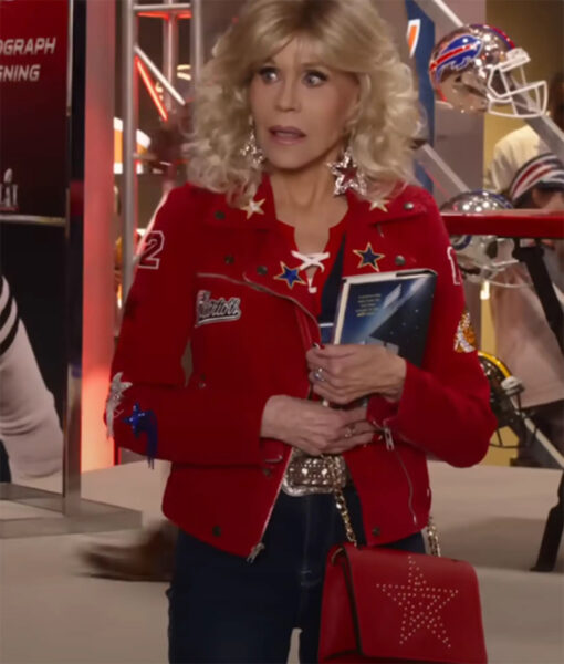 Jane Fonda 80 Red Jacket - Clearance Sale