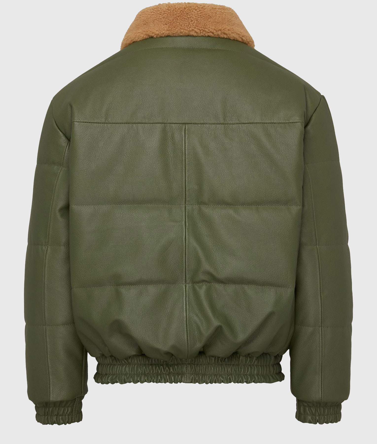 Justin Bieber Green Leather Aviator Jacket - NYC Jackets