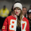 Kansas City Chiefs Taylor Swift Kelce 87 Puffer Jacket - Taylor Swift Kansas Chiefs Red Jacket