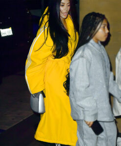 Kim Kardashian Yellow Bath Coat