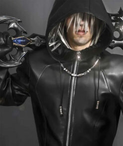 Kingdom Hearts Organization 13 Black Leather Coat