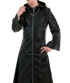Kingdom Hearts Organization 13 Black Leather Coat