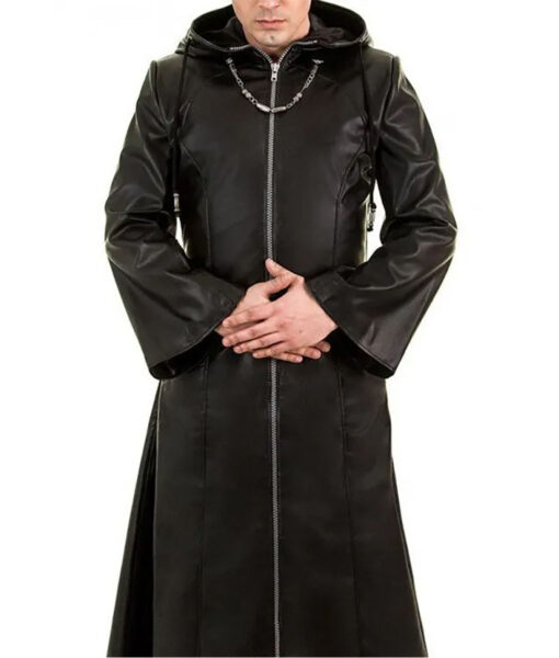 Kingdom Hearts Organization 13 Black Leather Coat
