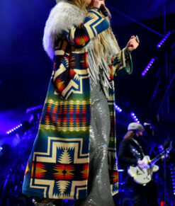 Lainey Wilson Hooded Long Coat