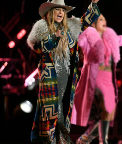 Lainey Wilson Hooded Long Coat