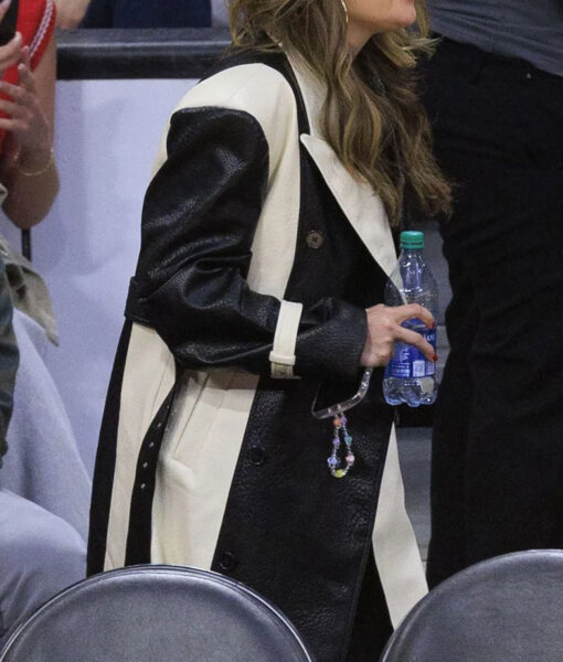 Lakers Game Selena Gomez Date Night Black Coat