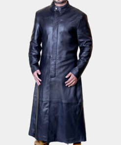 Matrix Black Trench Coat