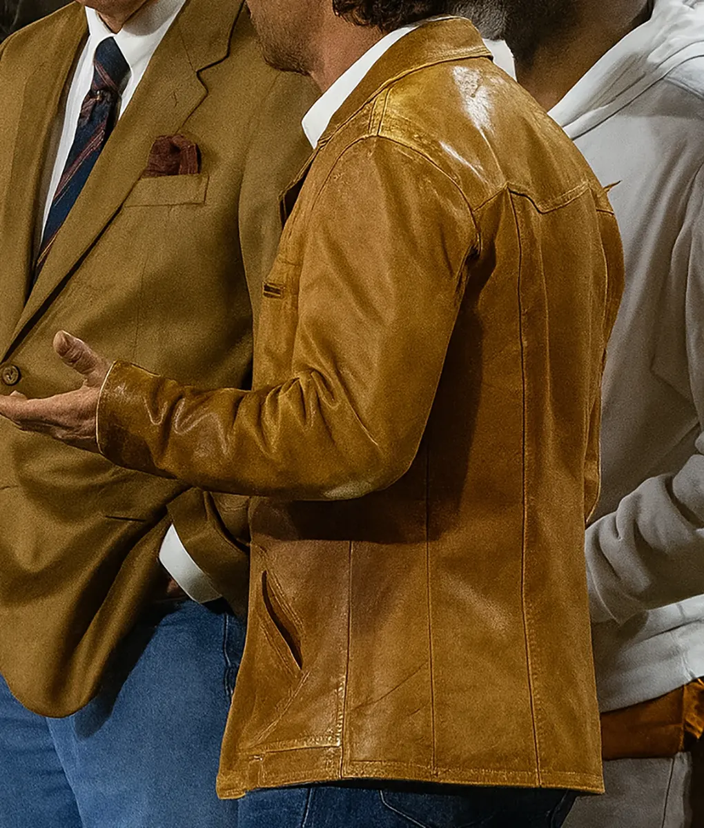 Matthew McConaughey Leather Jacket-Side