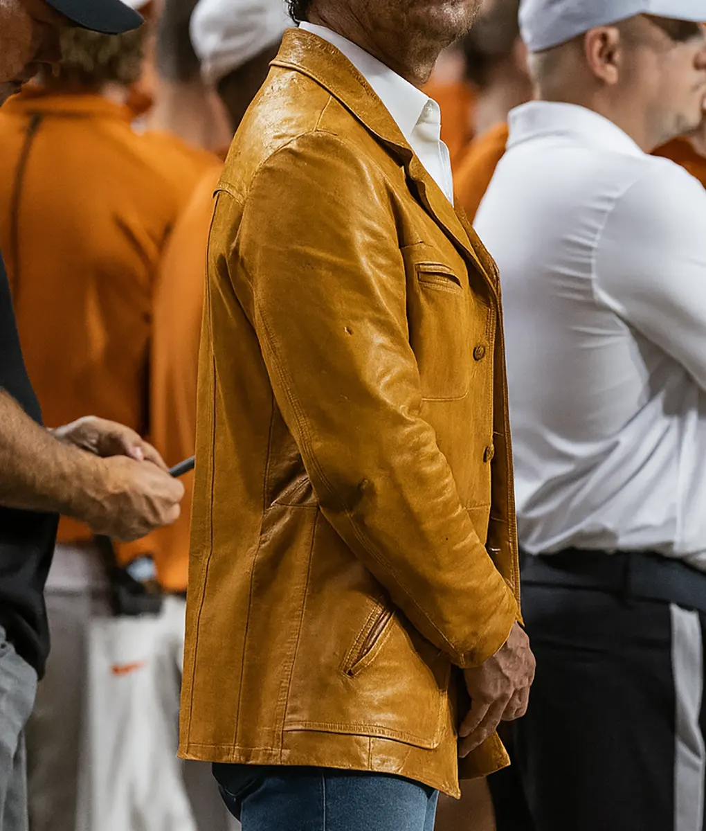Matthew McConaughey Leather Jacket-Side