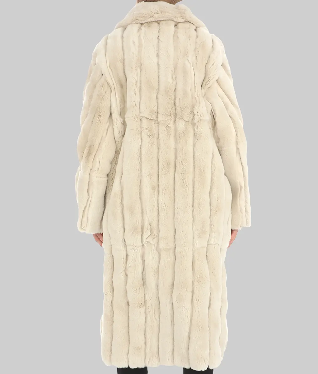 Olivia Jade White Fur Coat - NYC Jackets