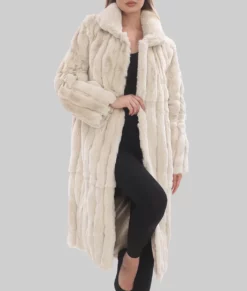 Olivia Jade White Fur Coat - NYC Jackets Olivia Jade White Fur Coat - NYC Jackets