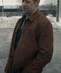Reacher Shaun Sipos Brown Jacket - Reacher David O'Donnell Brown Suede Leather Jacket