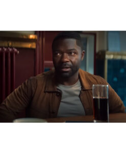 Role Play David Oyelowo Brown Suede Leather Jacket - Role Play Dave Brackett Brown Suede Leather Jacket