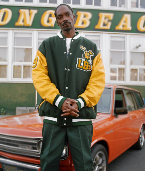 Snoop Dogg Ego Trippin Varsity Green Jacket - Clearance Sale