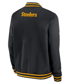 Steelers Mike Tomlin Black Varsity Jacket